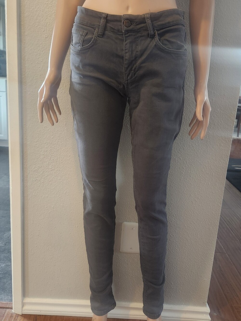 Womens Joes Jeans Dark Gray Skinny Jean